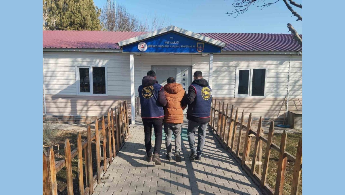Muş'ta 2 yıl hapis cezası bulunan hükümlü yakalandı