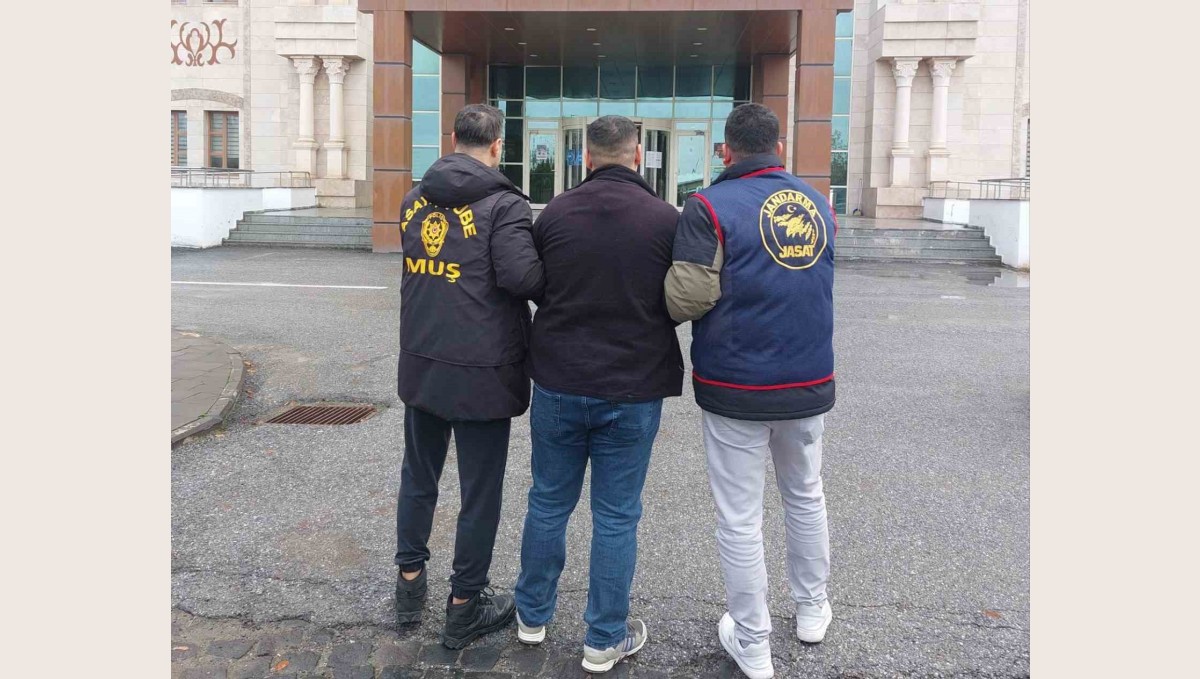 Muş'ta 20 yıl kesinleşmiş hapis cezası bulunan hükümlü JASAT tarafından yakalandı