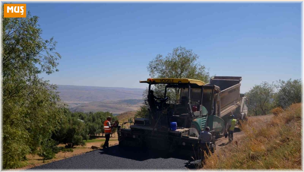 Muş'ta 210 köy yolu 64 milyon liralık yatırımla yenileniyor