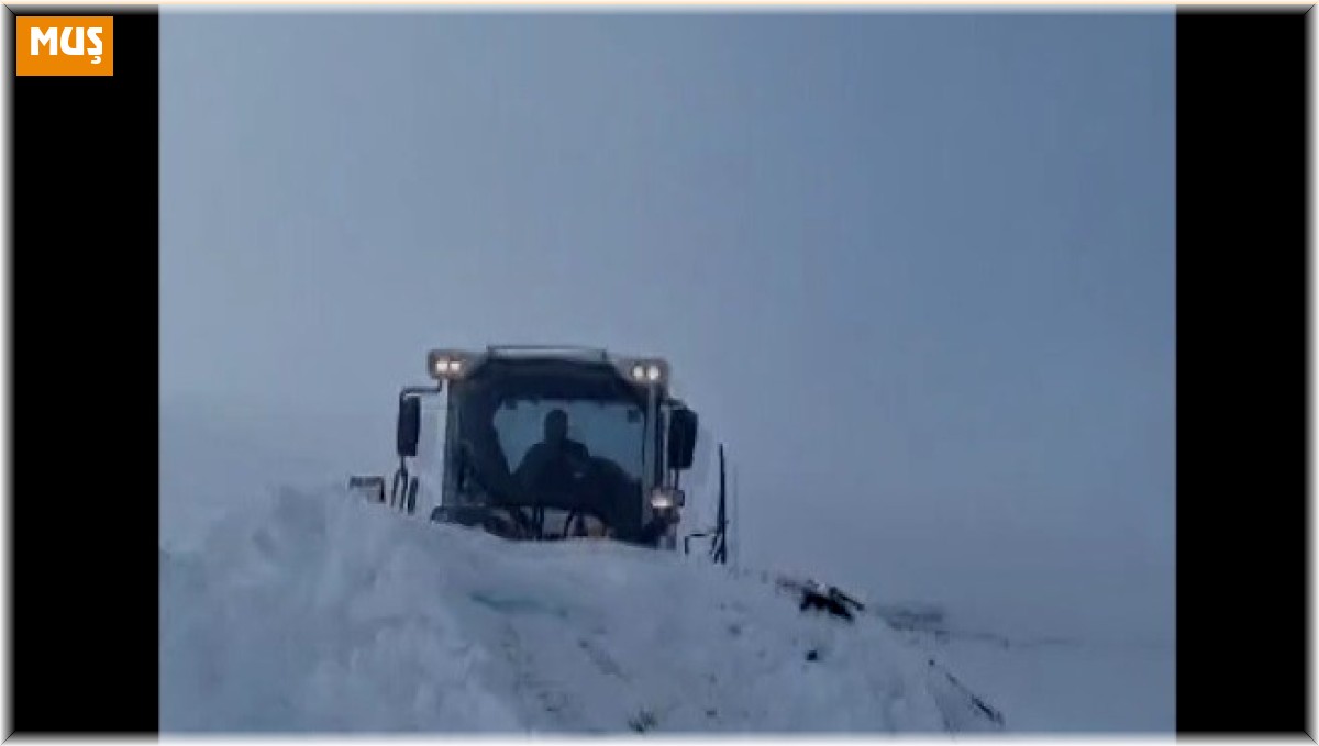 Muş'ta 24 köy yolu ulaşıma kapandı