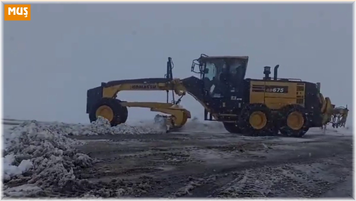 Muş'ta 28 köy yolu ulaşıma kapandı