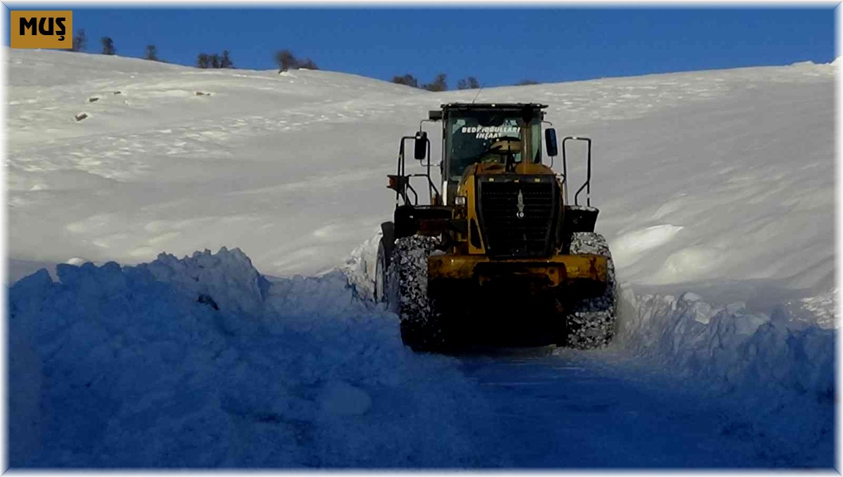 Muş'ta 35 köy yolu ulaşıma kapandı