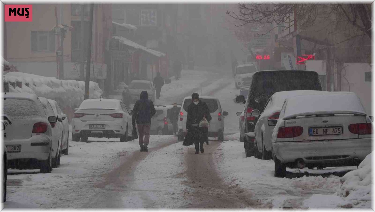 Muş'ta 37 köy yolu ulaşıma kapandı