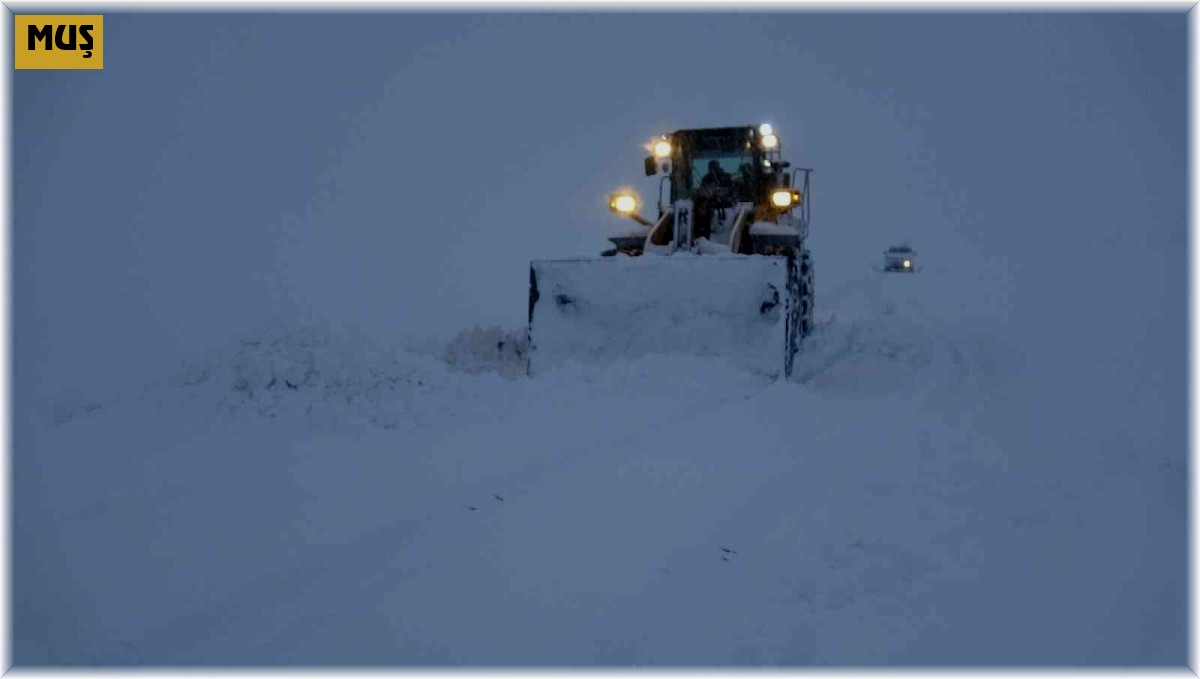 Muş'ta 41 köy yolu ulaşıma kapandı
