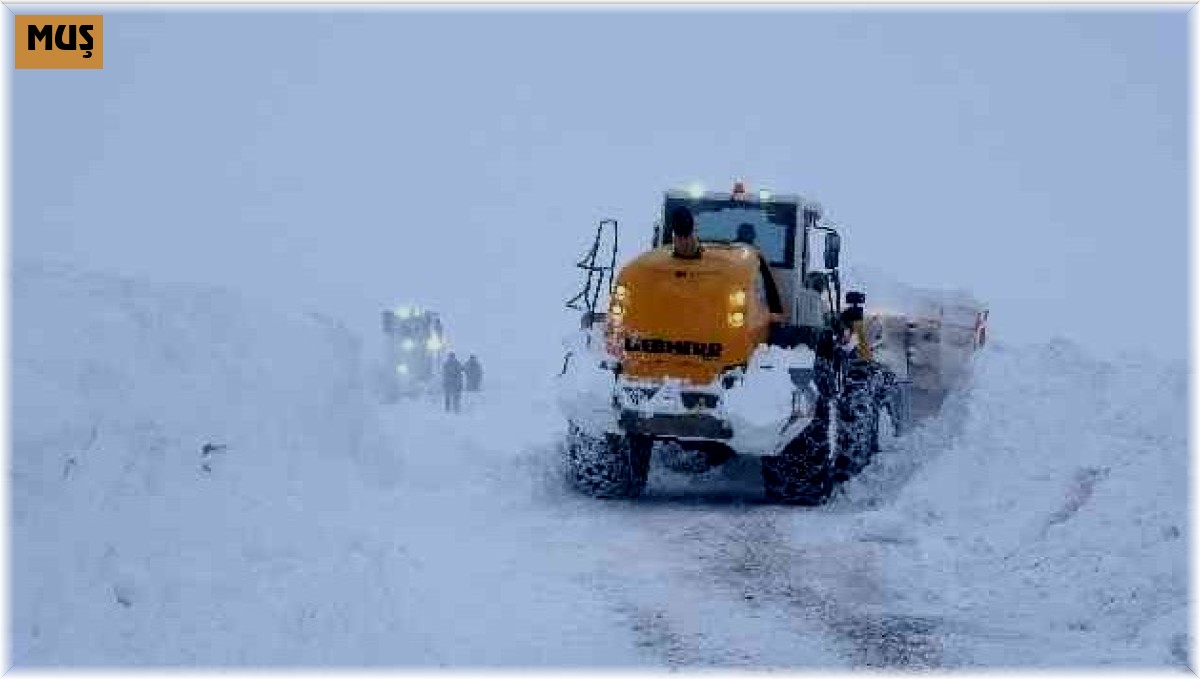 Muş'ta 5 köy yolu ulaşıma kapandı