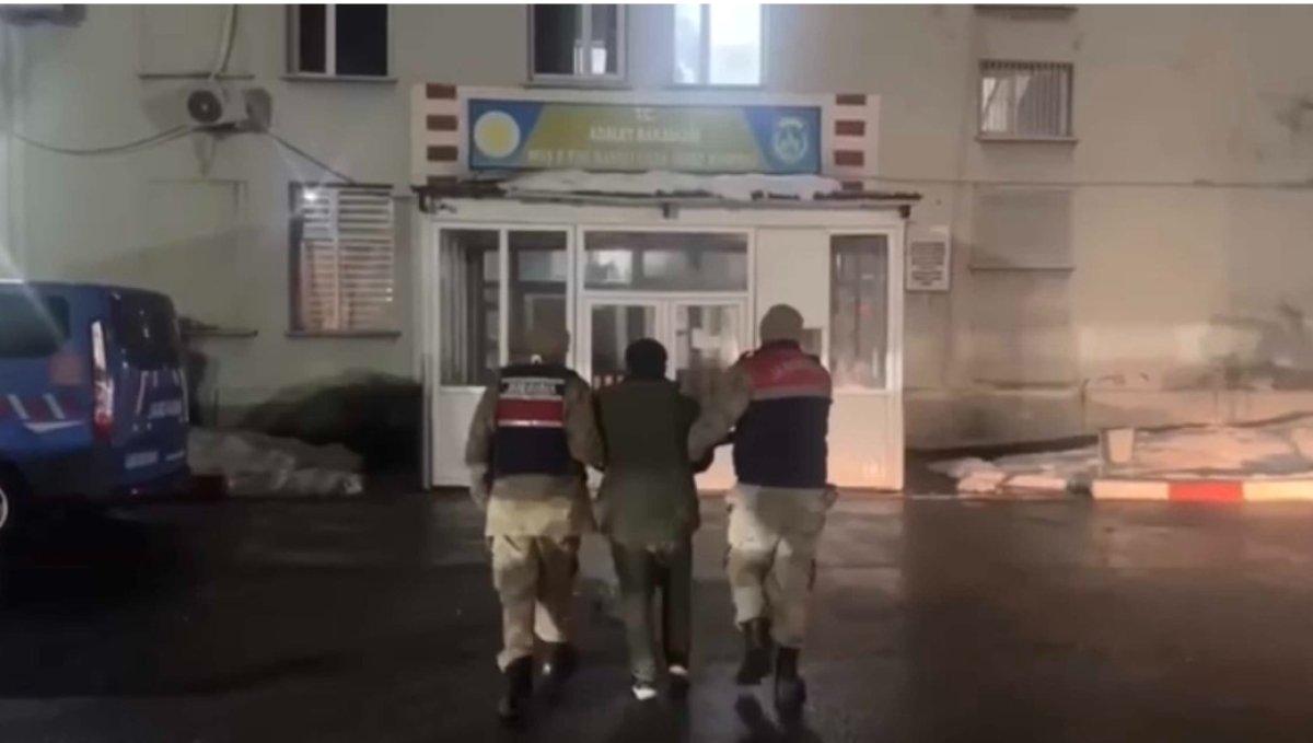 Muş'ta 5 yıl 4 ay hapis cezası bulunan şahıs yakalandı