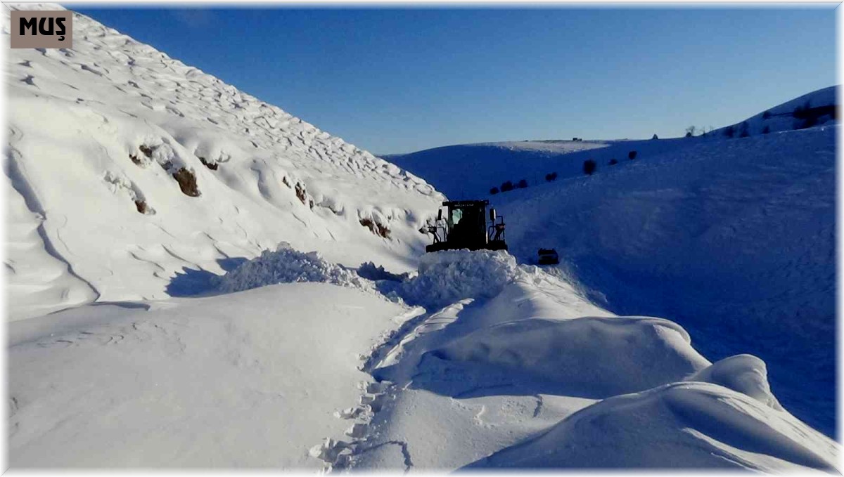 Muş'ta 86 köy yolu ulaşıma açıldı