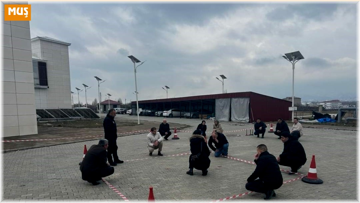 Muş'ta afet bilinci ve kurtarma eğitimleri verildi