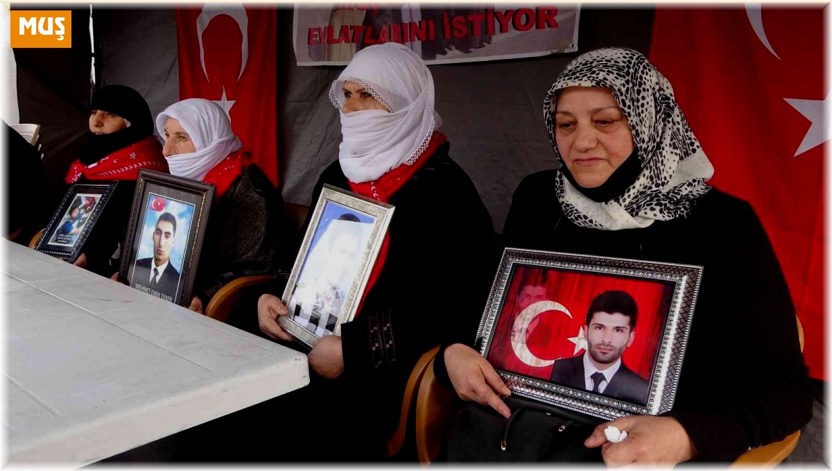 Muş'ta evlat nöbeti tutan ailelerin sayısı 43'e yükseldi