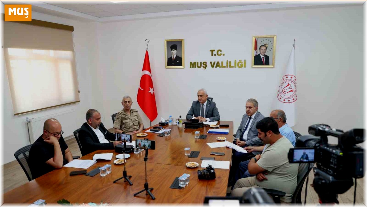 Muş'ta Güvenlik ve Asayiş Değerlendirme Toplantısı yapıldı