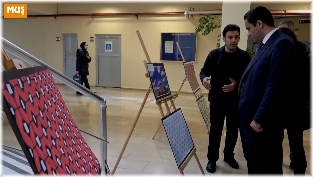Muş'ta "İslami Geometrik Süslemeler" sergisi açıldı