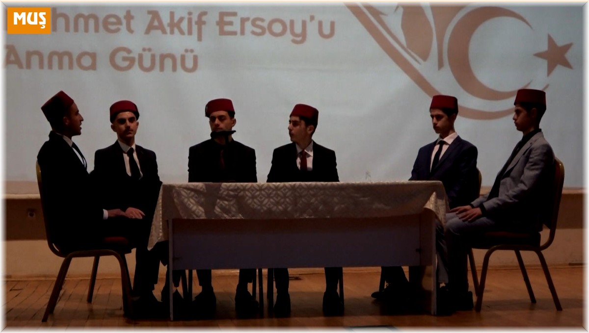 Muş'ta İstiklal Marşı'nın Kabulü ve Mehmet Akif Ersoy'u Anma Günü programı