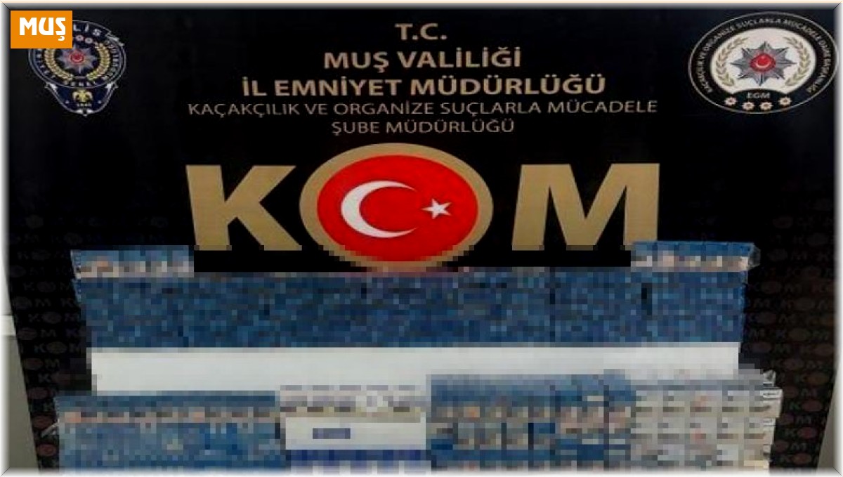 Muş'ta kaçakçılık operasyonunda 8 kişi yakalandı