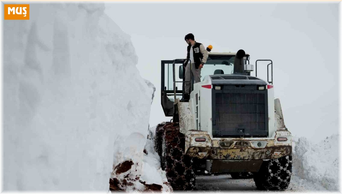 Muş'ta karla mücadelede büyük başarı: Tüm köy ve mezra yolları açıldı