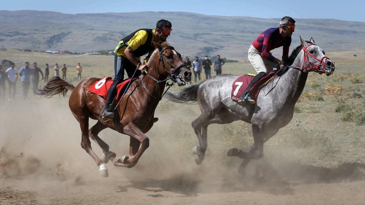 Muş'ta köylüler at yarışı kültürünü gelecek kuşaklara aktarıyor