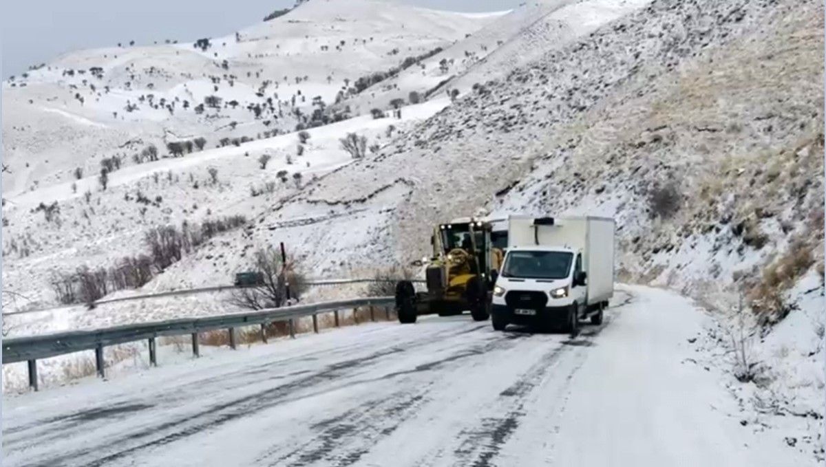 Muş'ta mahsur kalan 20 araç kurtarıldı