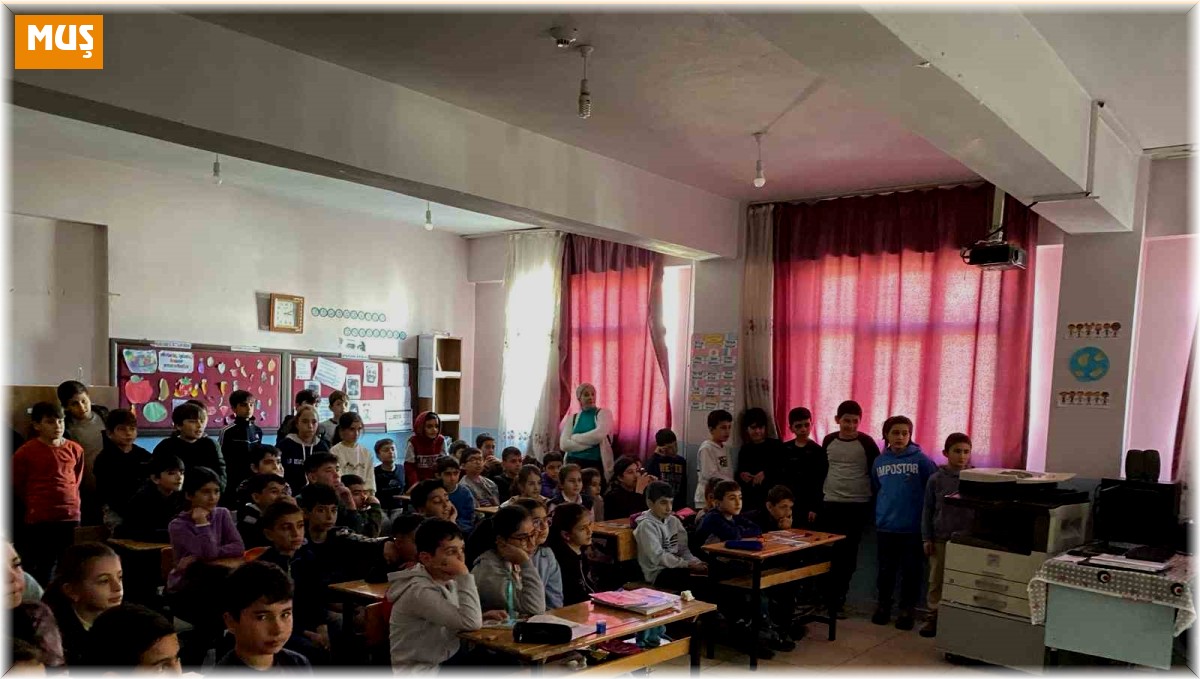 Muş'ta öğrencilere gıda güvenliği eğitimi verildi