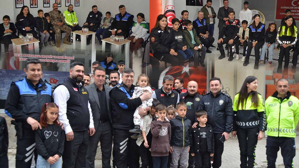 Muş'ta polislerden Şehitler Haftası'nda anlamlı ziyaret