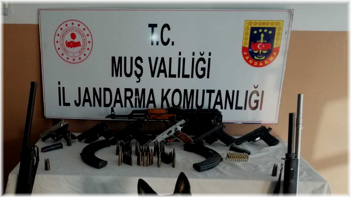 Muş'ta silah kaçakçılığı operasyonunda 4 kişi gözaltına alındı
