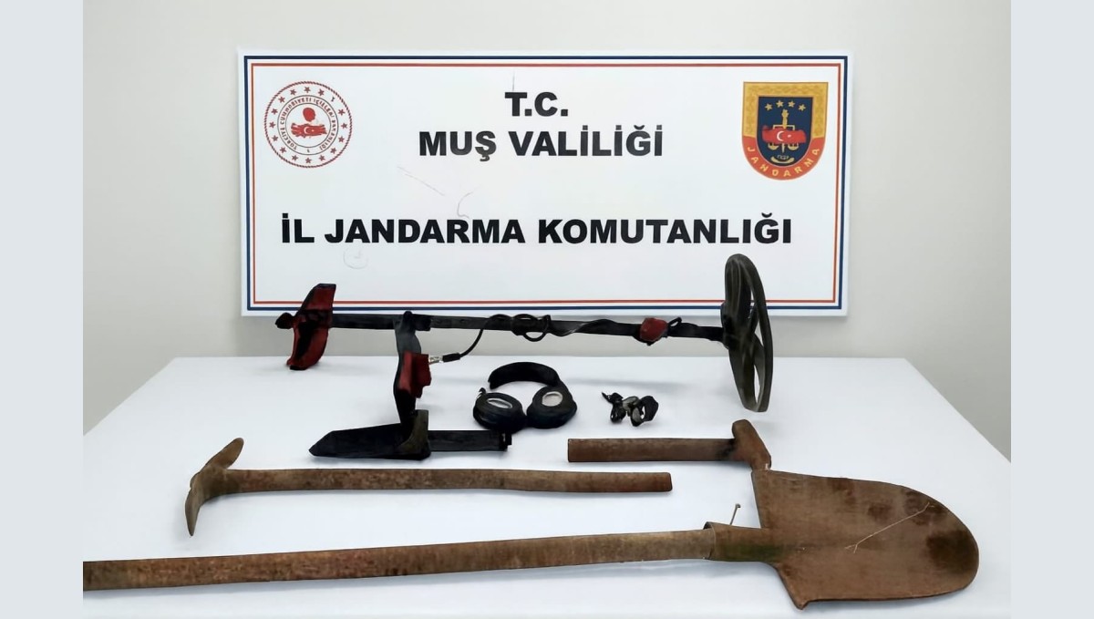 Muş'ta sit alanında kaçak kazı yapan 3 kişi yakalandı