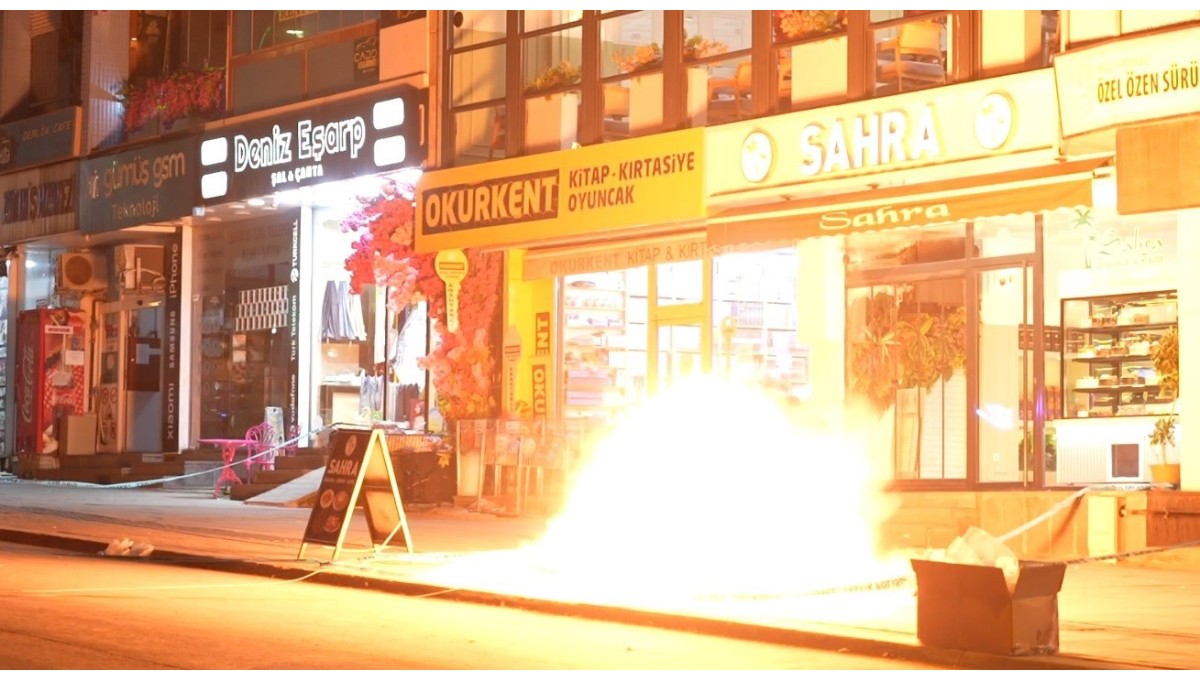 Muş'ta şüpheli çanta fünye ile patlatıldı