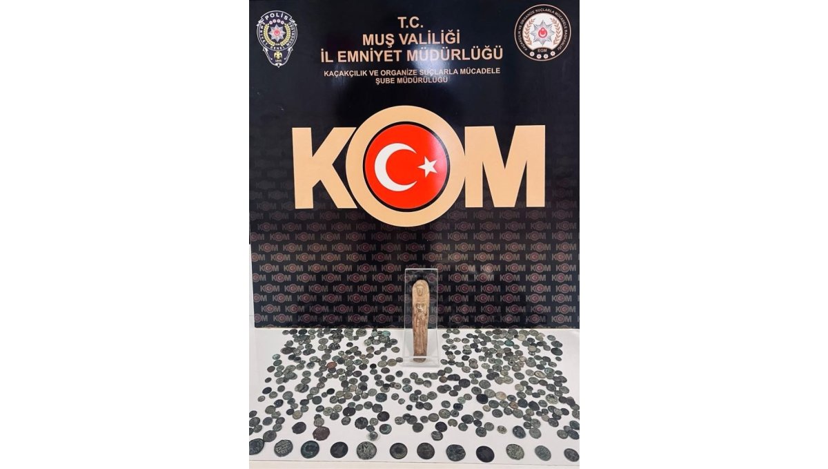 Muş'ta tarihi eser ve kaçakçılık operasyonu