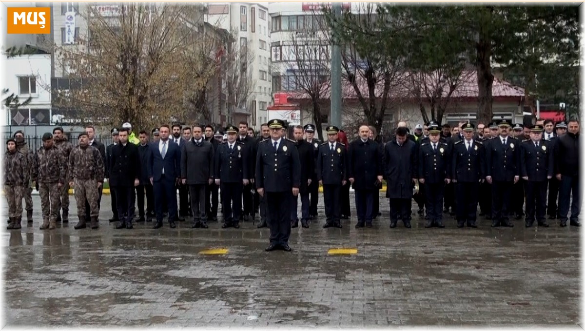 Muş'ta Türk Polis Teşkilatı'nın 178'inci kuruluş yıl dönümü