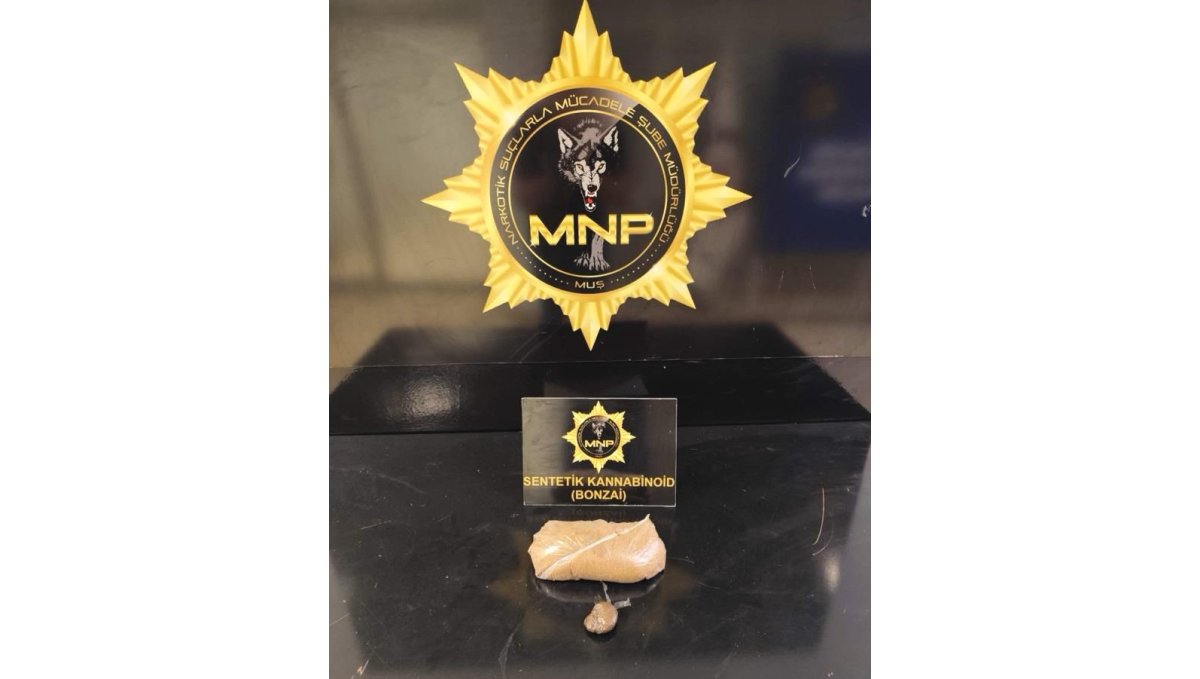 Muş'ta uyuşturucu operasyonu: 2 şüpheli hakkında adli işlem