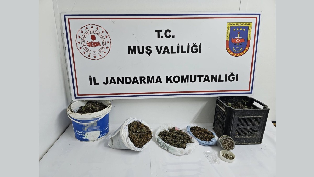 Muş'ta uyuşturucu operasyonu