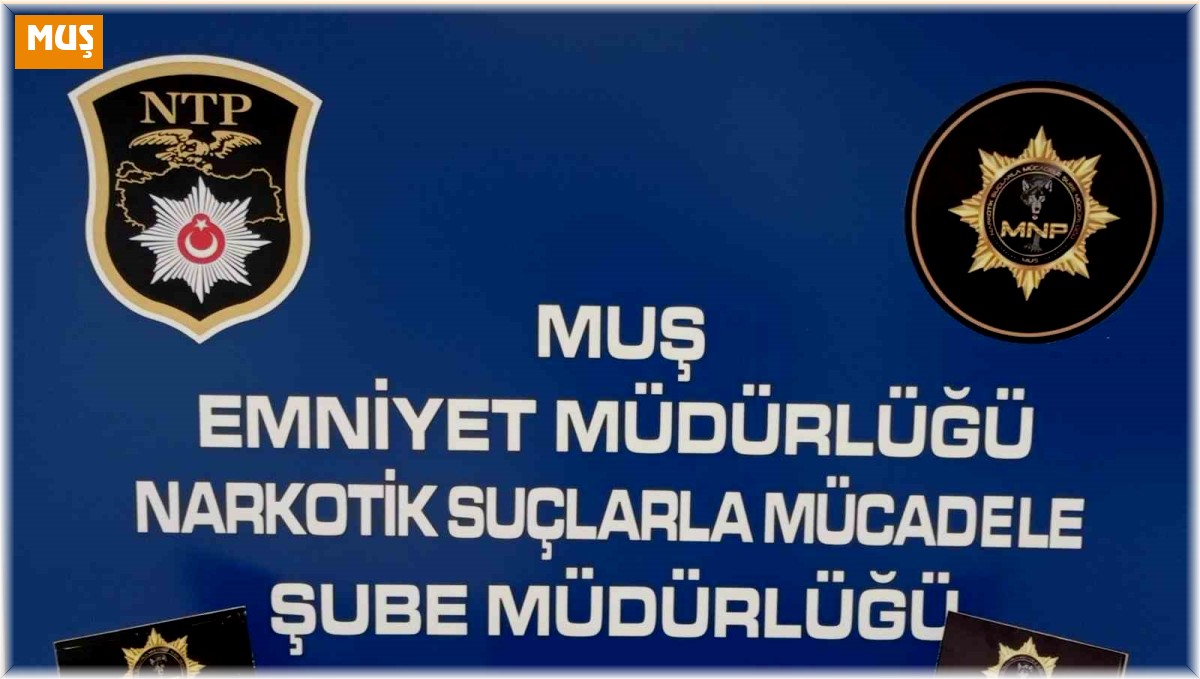 Muş'ta uyuşturucu operasyonu: 4 gözaltı