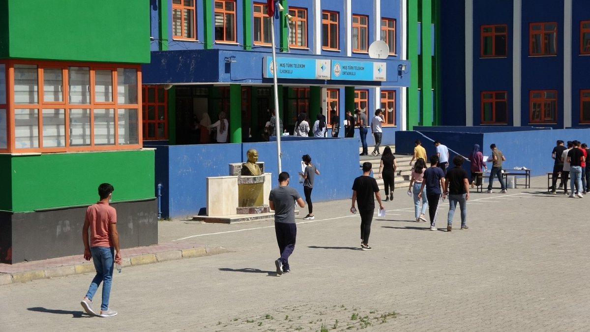 Muş'ta YKS'nin ikinci oturumu başladı