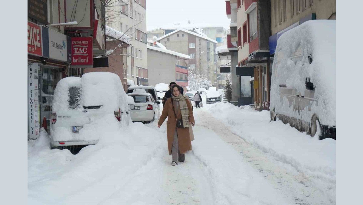 Muş'ta yoğun kar yağışı hayatı olumsuz etkiledi