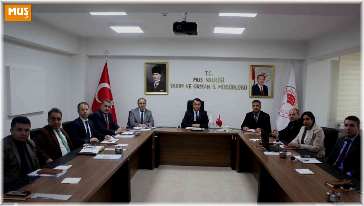 Muş tarımının koordinasyon toplantısı yapıldı