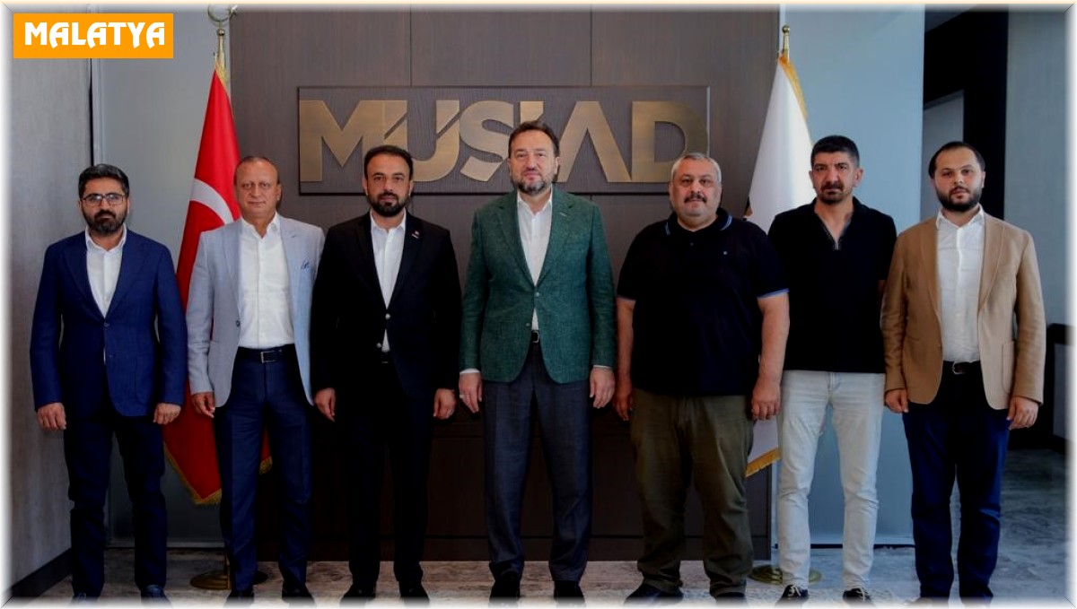 MÜSİAD Malatya yönetiminden genel merkeze Hayırlı olsun ziyareti