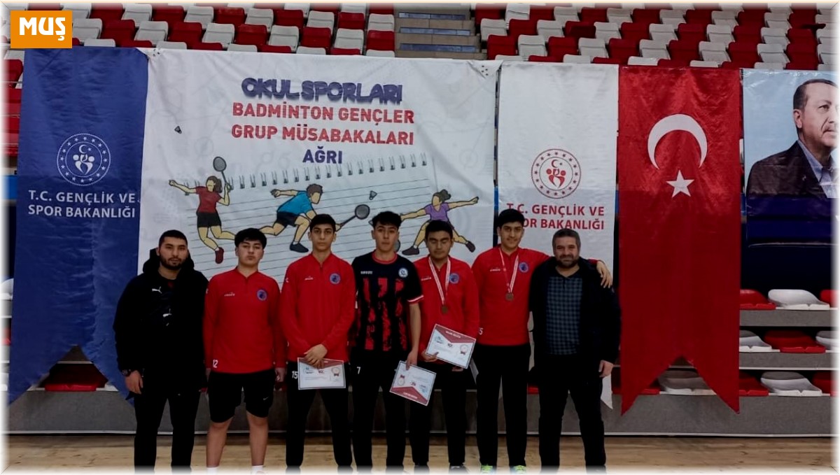 Muşlu öğrenciler bölge 3.'sü oldu