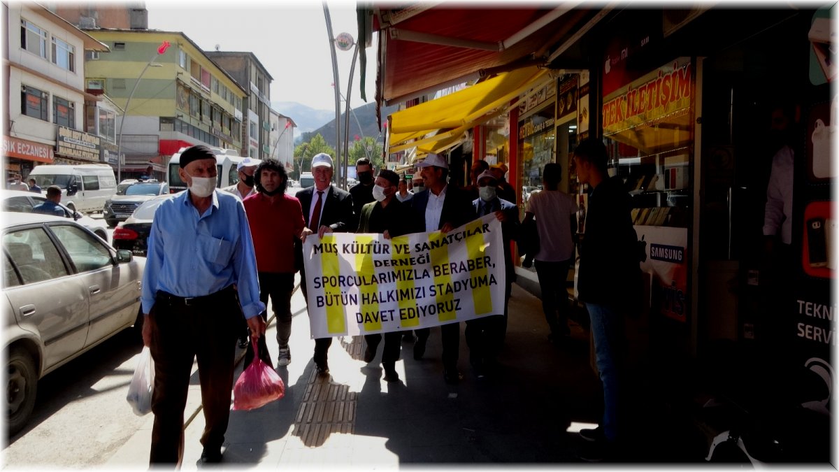 Muşlular spor ve sanatın gelişimi için tek yürek oldu
