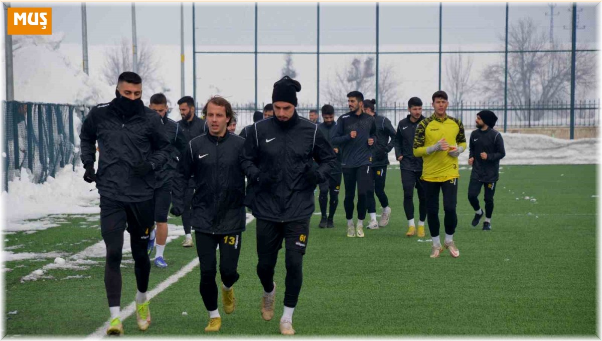 Muşspor ertelenen maçın hazırlıklarına başladı