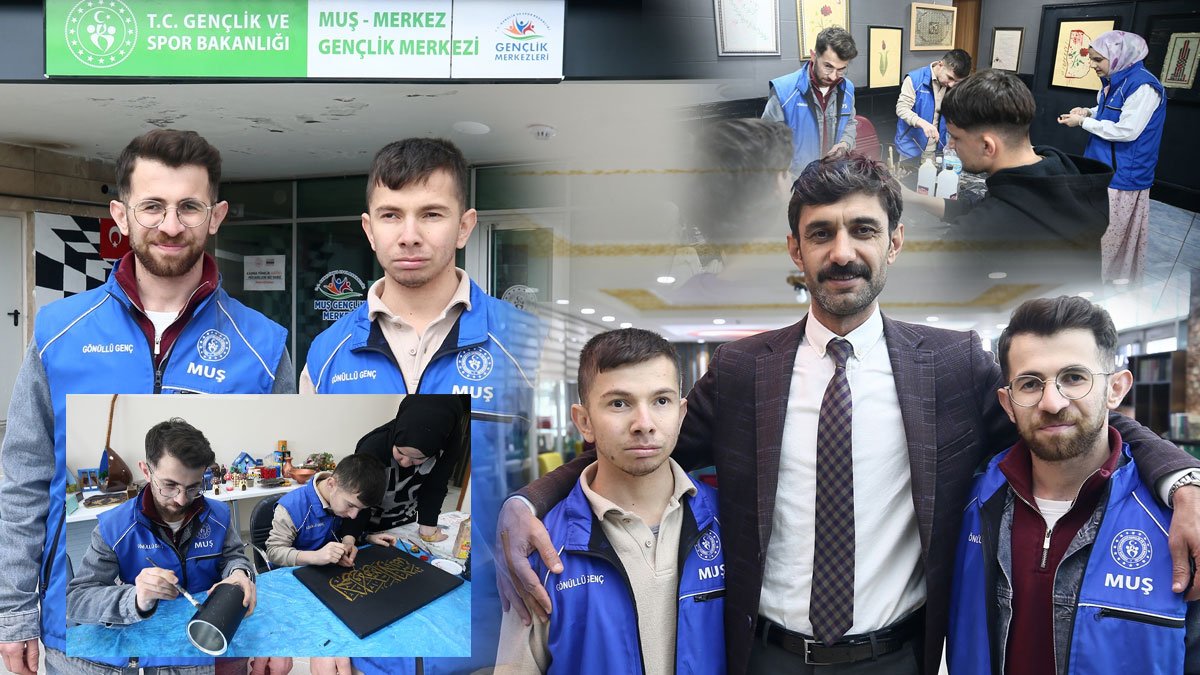 Muş’ta iki özel gereksinimli kardeşin hayatı katıldıkları kurslarla değişti