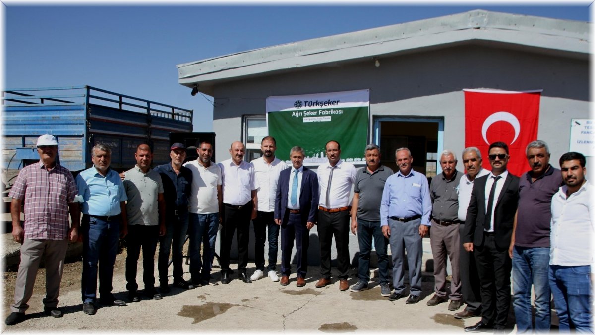 Muş’un Malazgirt ilçesinde pancar alım kampanyası başladı