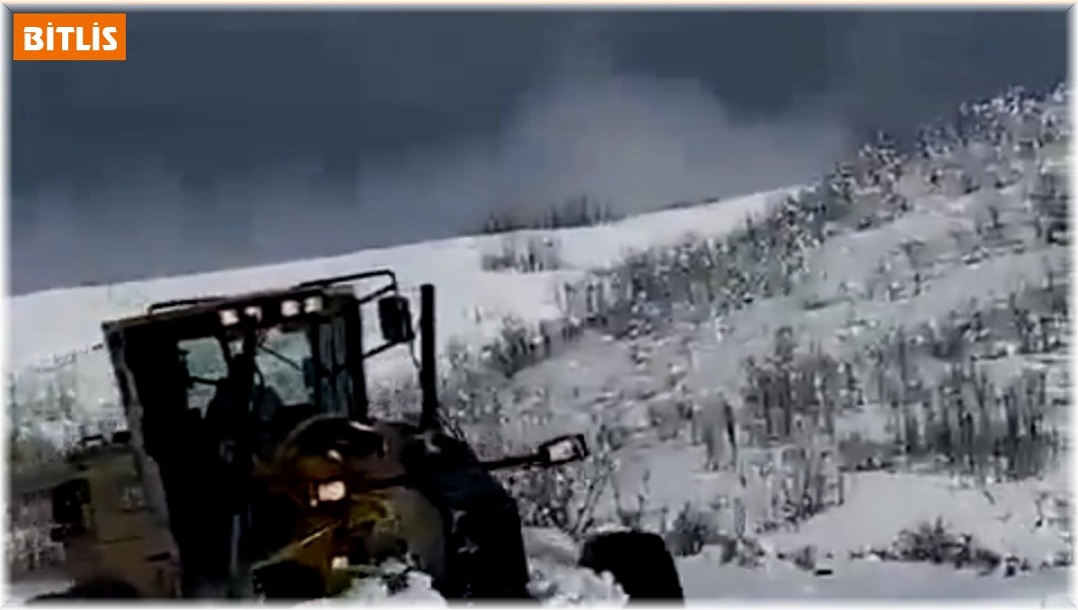 Mutki'de karla mücadele çalışmaları