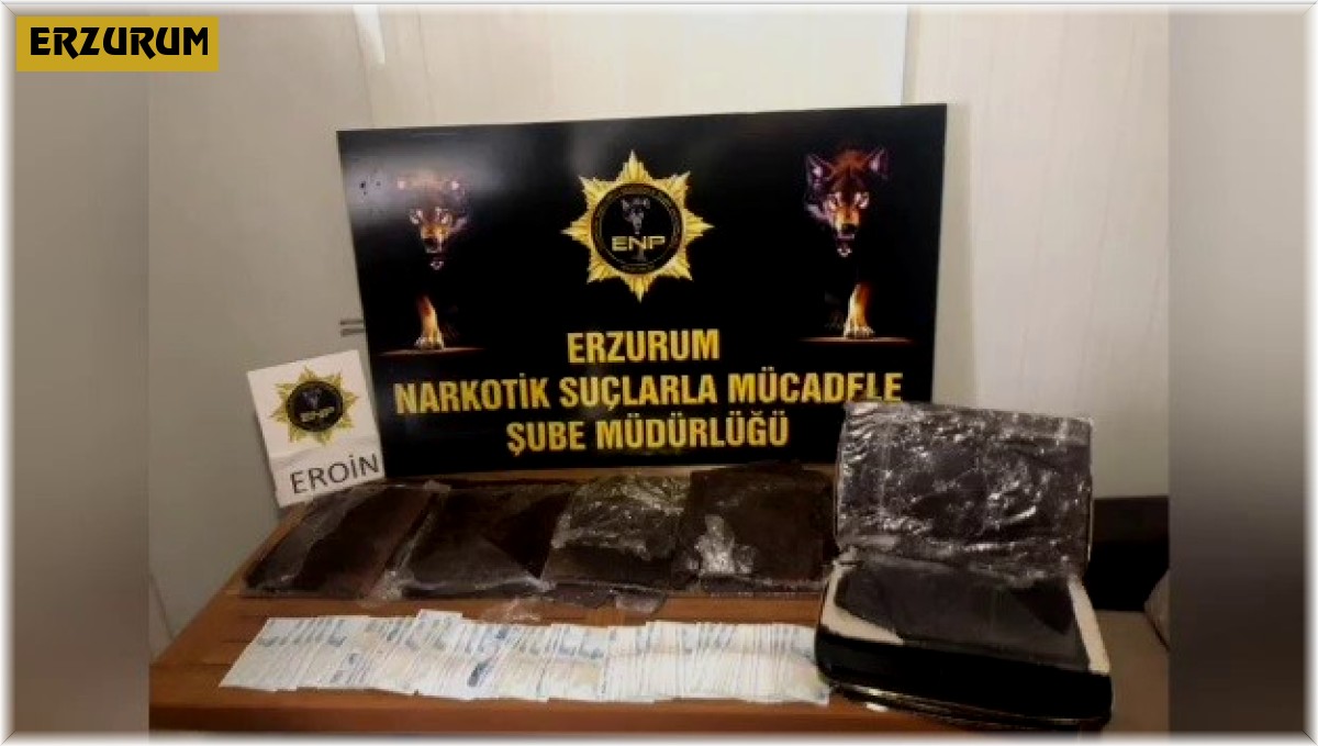 Narkotik köpeği Eris, Erzurum'da uyuşturucuya geçit vermiyor