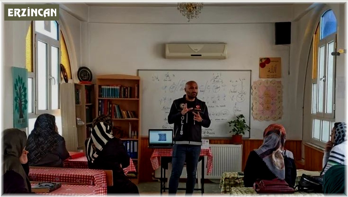 Narkotik polisleri Kur'an kursunda uyuşturucu bağımlılığını anlattı