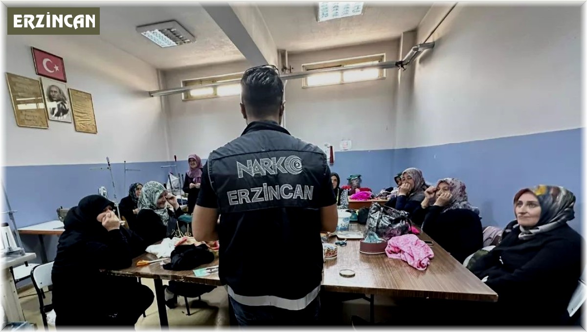 Narkotik polislerinden annelere uyuşturucuyla mücadele eğitimi