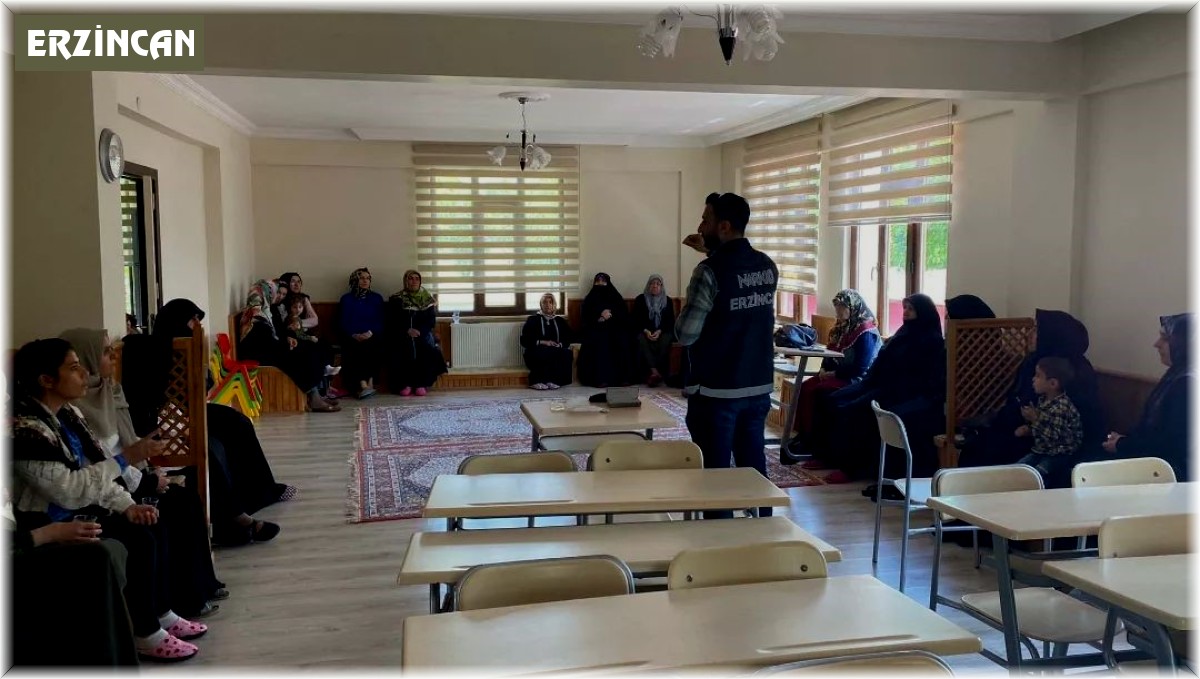 Narkotik polislerinden uyuşturucuyla mücadele eğitimi