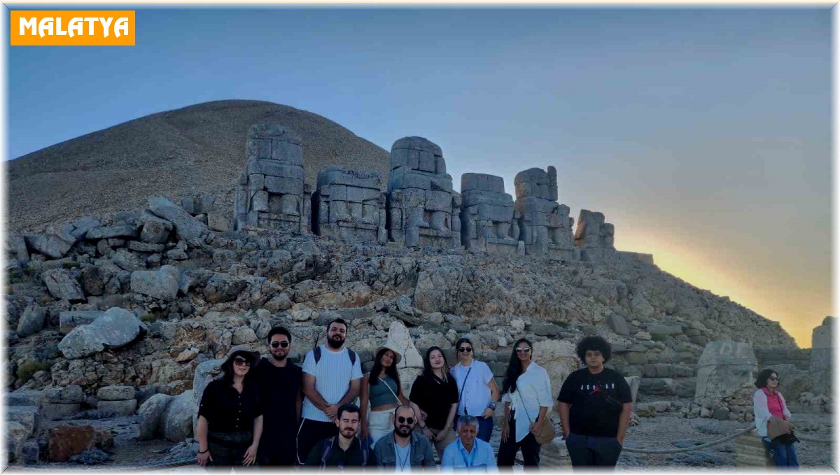 Nemrut dağına hayran kaldılar