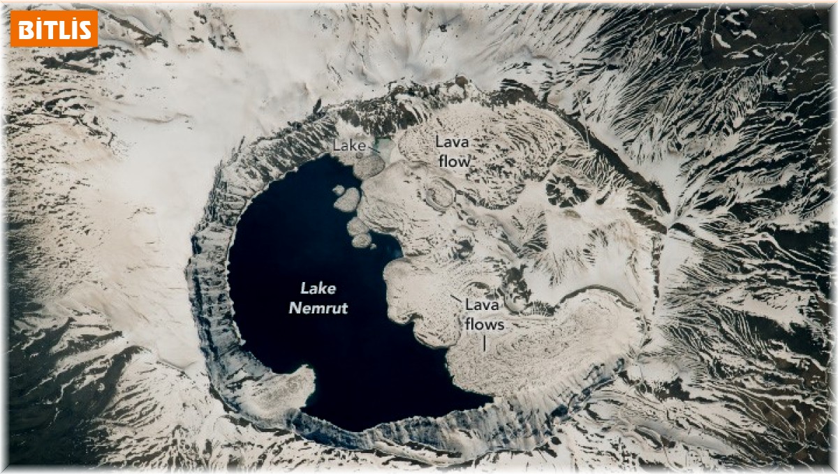 Nemrut Krater Gölü NASA astronotlarının gözdesi oldu