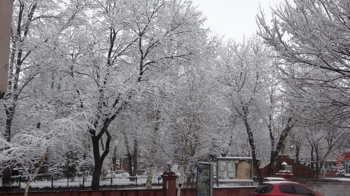 Nisan ayında kar şaşkınlığı