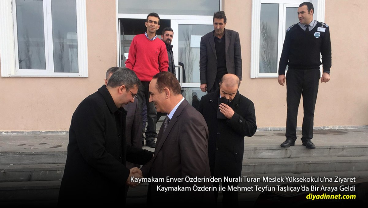 Nurali Turan MYO'da Dikkat Çeken Ziyaret: Kaymakam Bilgi Aldı