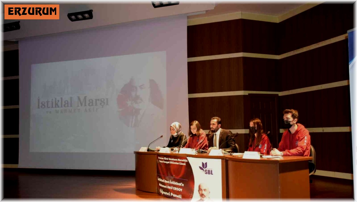 Nurettin Topçu Sosyal Bilimler Lisesi'nde 'İstiklalden İstikbale Mehmet Akif Ersoy' paneli