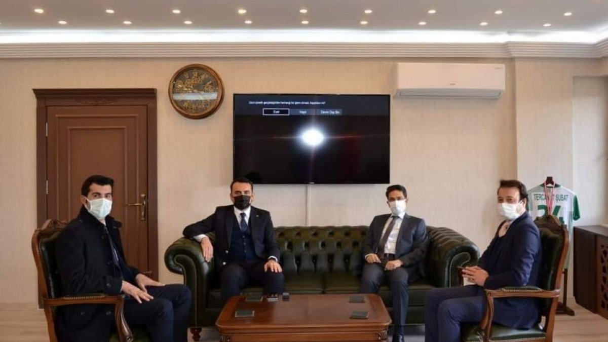 Odabaş'tan Kaymakam Çelik'e ziyaret